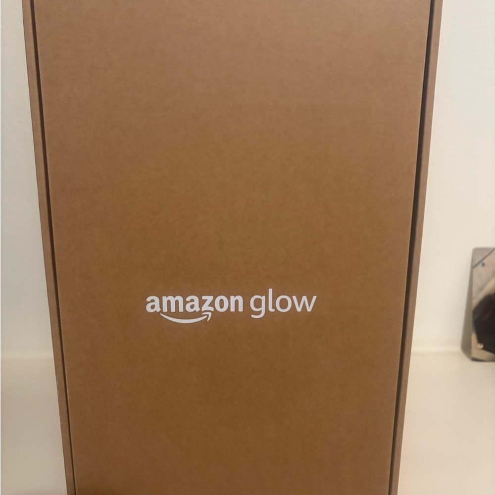 Amazon Glow Interactive Device in Brown